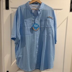 Columbia Men's Sky Blue Casual Shirt
